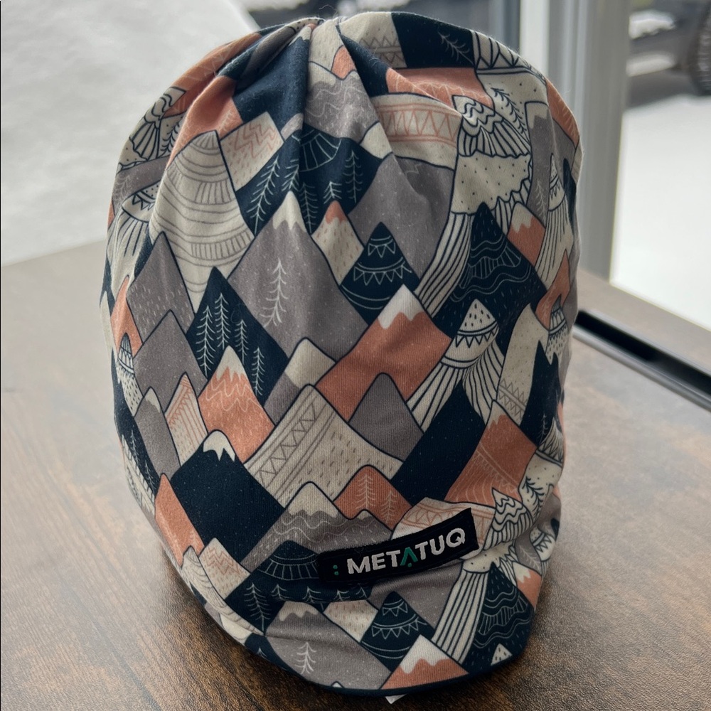Metatuq Geometric Patterned Beanie
